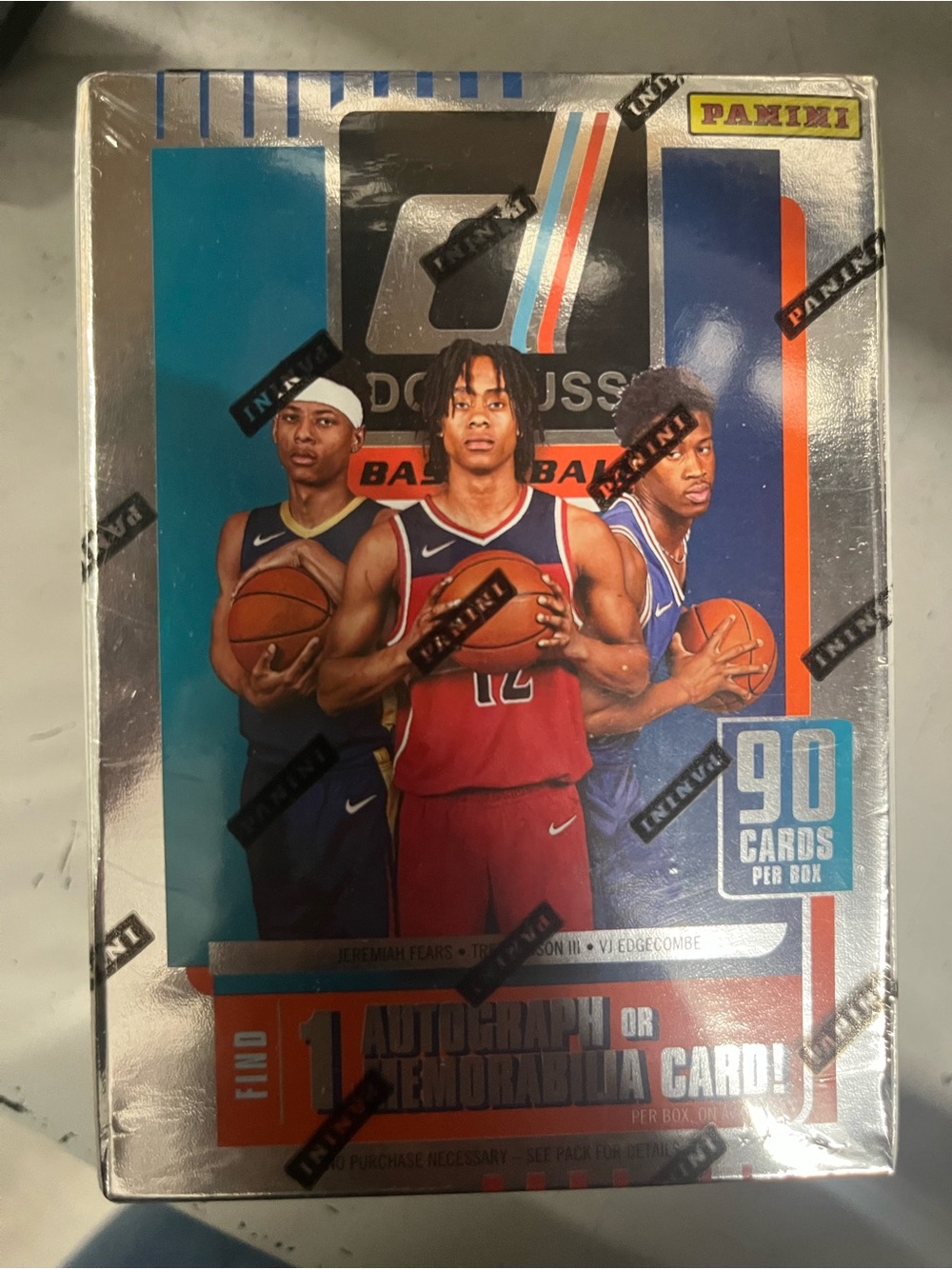 Panini Donruss Basketball Box – Blue, Red, Orange Artwork